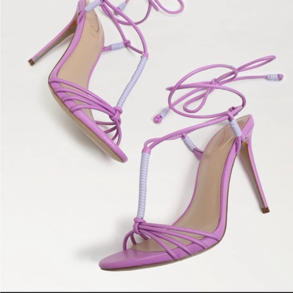 SAM EDELMAN Safiya Lace Up Stiletto Heel
